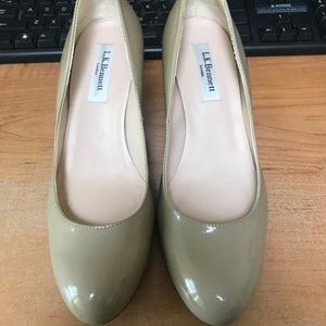 L.K. Bennett Tan Wedges